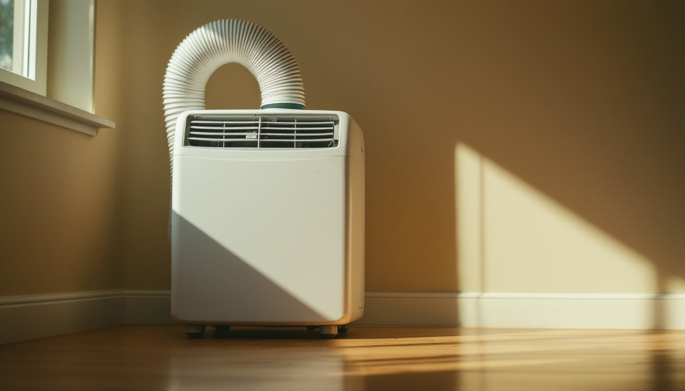 Fitting an exhaust duct to a window, the part a portable air conditioner without hose venting would be missing