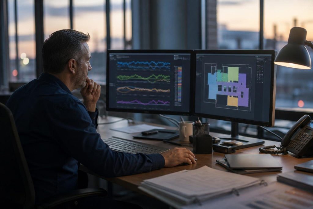 Trend data is where re-tuning savings are found: schedules, setpoints and simultaneous heating and cooling.