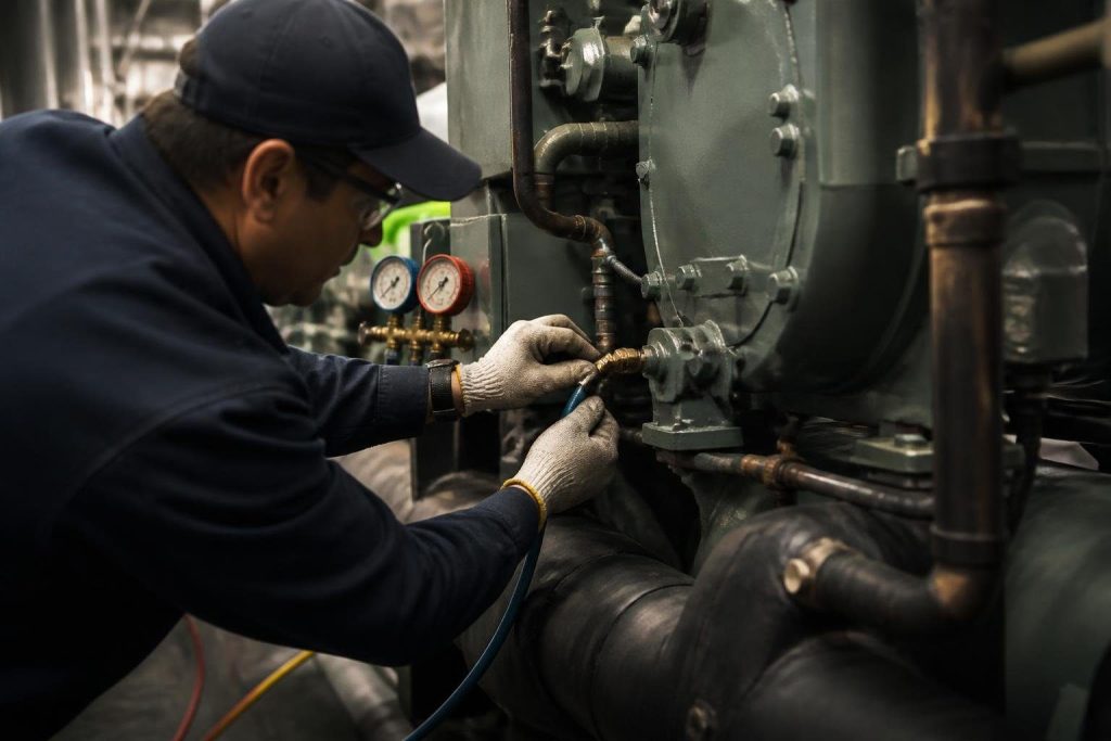 Refrigerant choice for new chillers is now set by federal GWP limits.