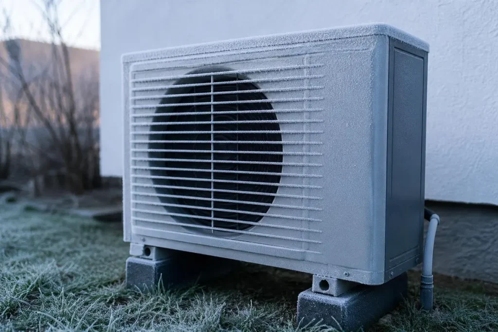Cold, idle outdoor units are where refrigerant migrates into the compressor oil.
