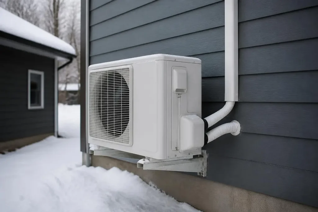 Ducted models are rated for cold climates too, at a slightly lower bar than wall heads.