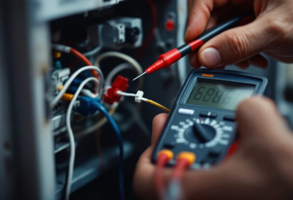 Checking igniter resistance with a meter, power off and connector unplugged.