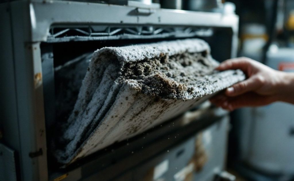 A clogged filter, the most common reason a high limit trips.