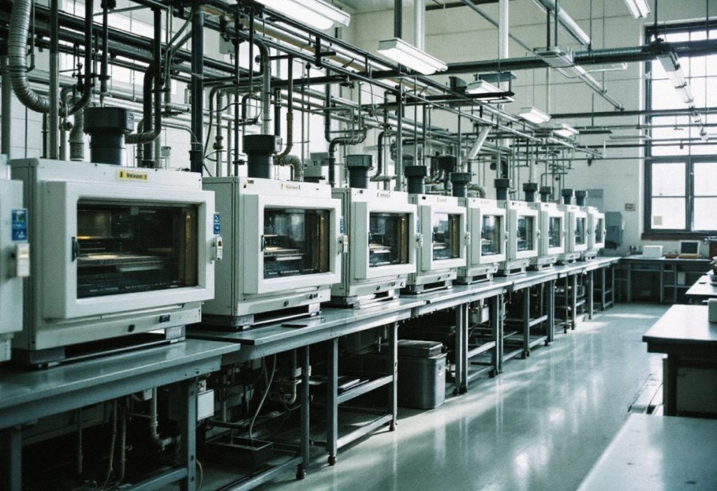 A training lab, where most certification candidates first learn the equipment.
