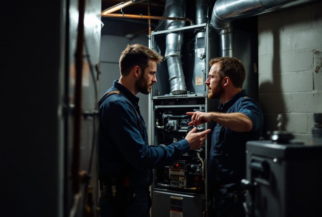 An apprentice learning under a licensed technician, the experience most state licenses require.