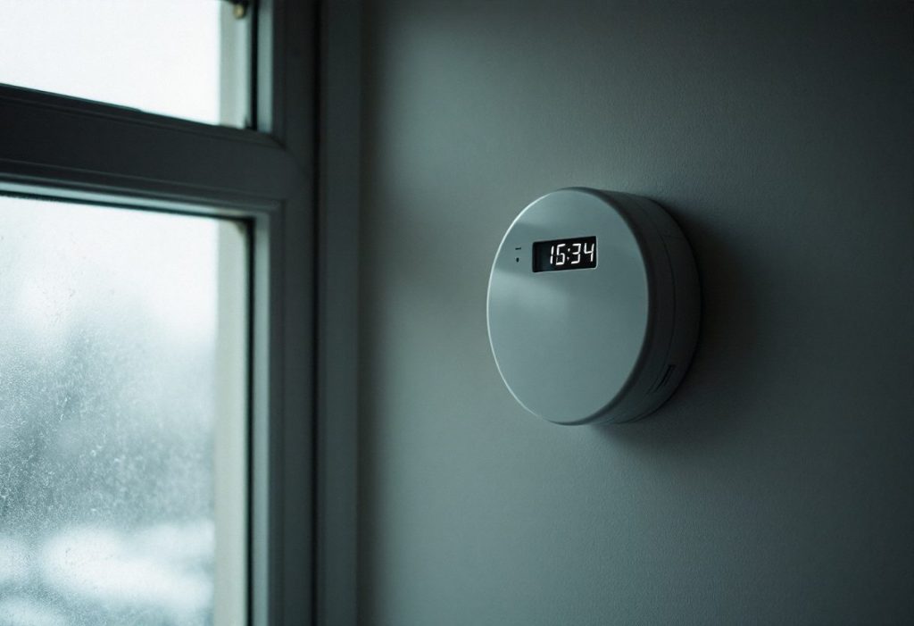 A CO alarm and a cracked window, the minimum if a combustion heater runs indoors.
