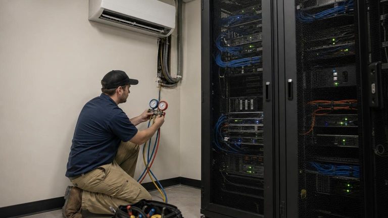 Server Room Cooling: Temperature Range, BTU Sizing and the Right System