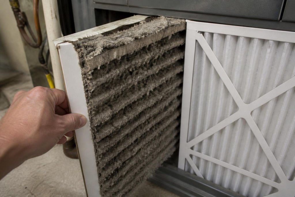A loaded filter is one of the cheapest causes of high static pressure to fix.