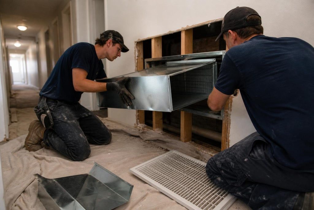 Adding return area is the most common structural fix for high static pressure.