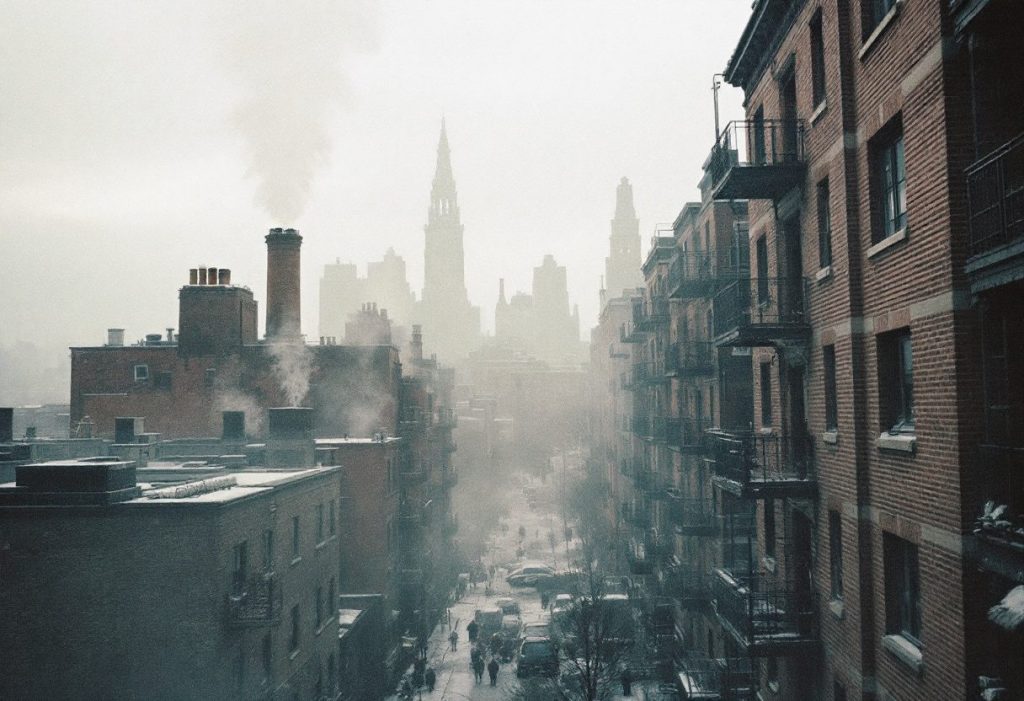 Prewar apartment buildings, where steam heat survives.